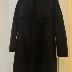 Tahari Black Wool Coat